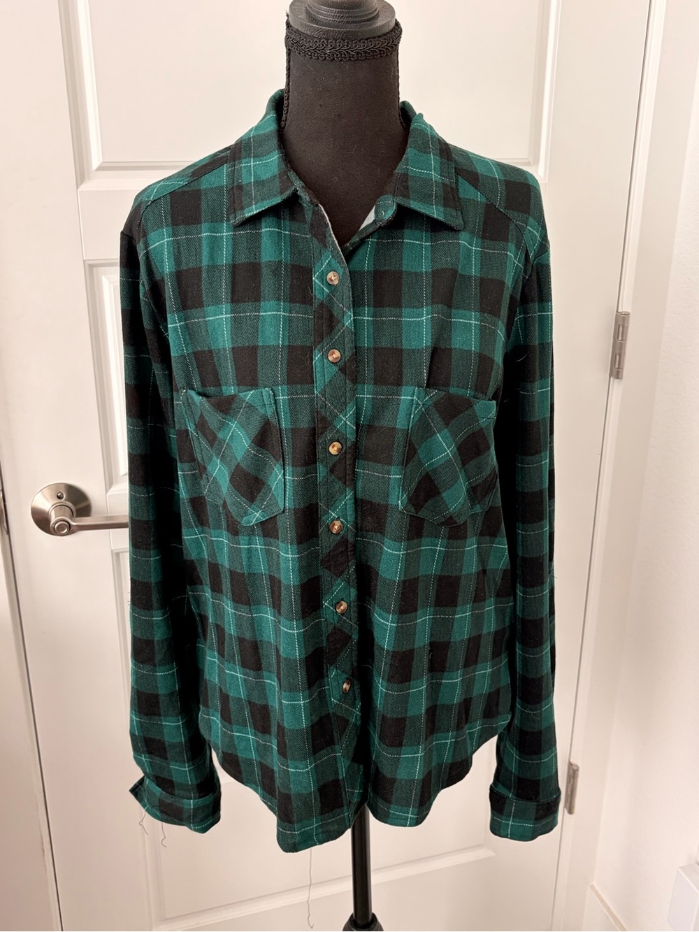 Green and Black Plaid